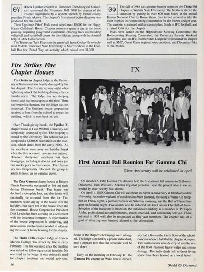 First Annual Fall Reunion for Gamma Chi